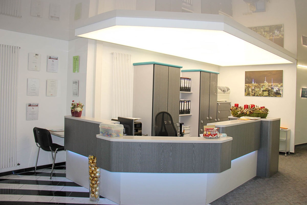 Antibakterielle Spanndecke Arztpraxis Gesundheitswesen