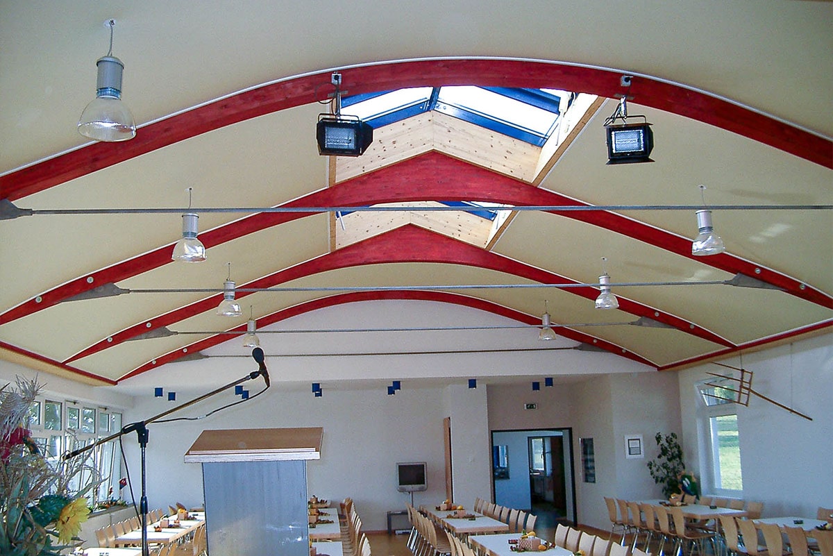 Akustikspanndecken Akustikdecke Raumakustik Festhalle