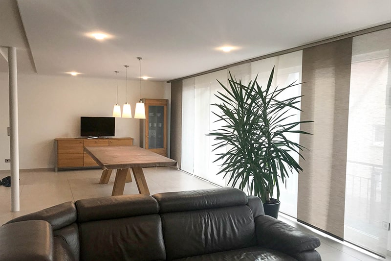 Galerie Gewebespanndecke weiss Wohnzimmer Esszimmer Beleuchtung Einbaustrahler