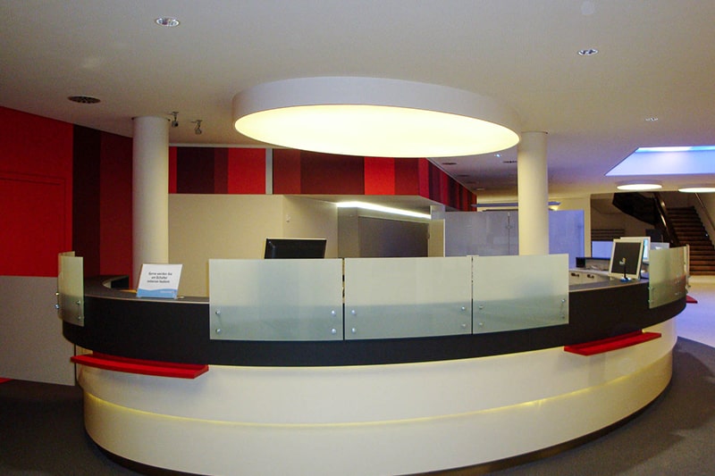 Galerie Lichtdecke Eingangsbereich Lichtkreis Beleuchtung